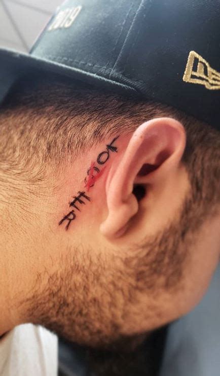 guy tattoo behind ear|101 Best Behind Ear Tattoo Male Ideas You’ll Have To See To